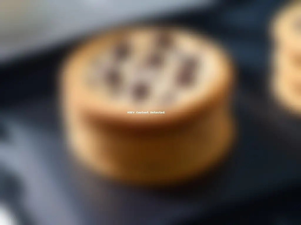 Receta de galleta sin gluten: Detalle de una galleta de chocolate recién horneada, dorada y deliciosa