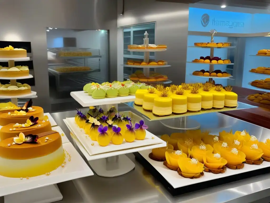 Pastelería tailandesa: delicias exóticas en un entorno moderno Repostería tailandesa sabores exóticos en un ambiente moderno y acogedor