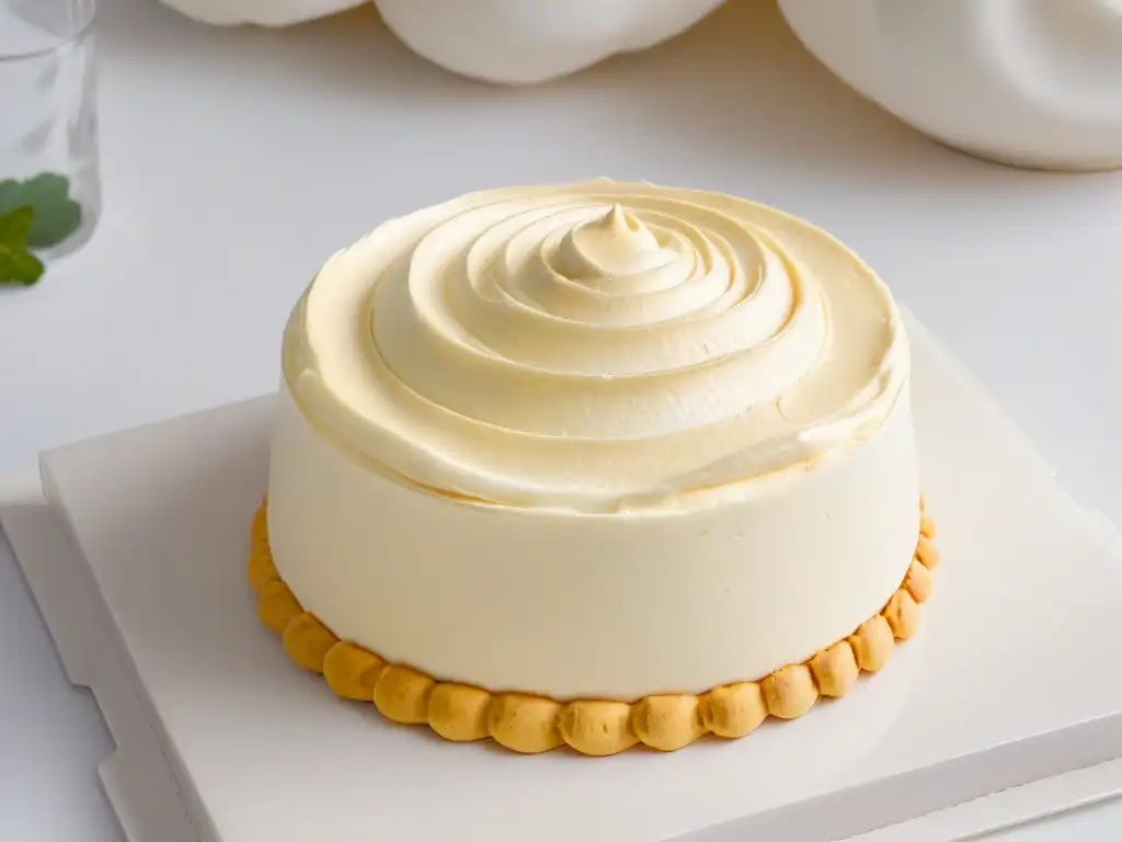 Sablé bretón con crema limón merengue perfectamente decorado