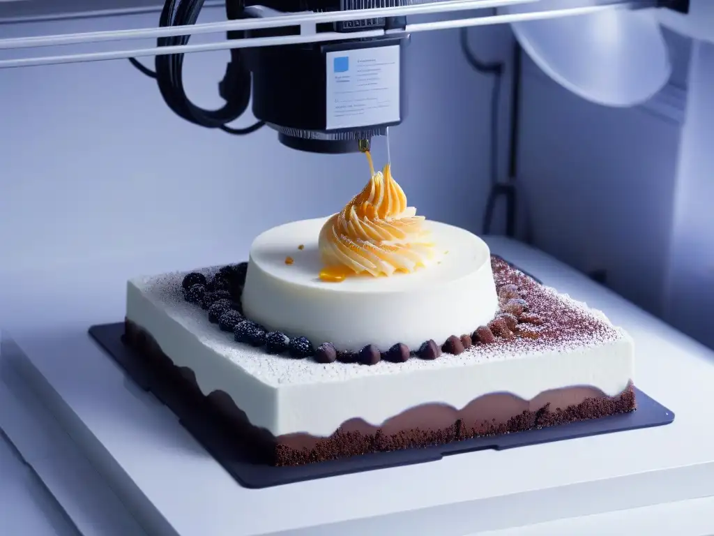 Sofisticada impresión 3D de postres, detalle y creatividad ilimitada