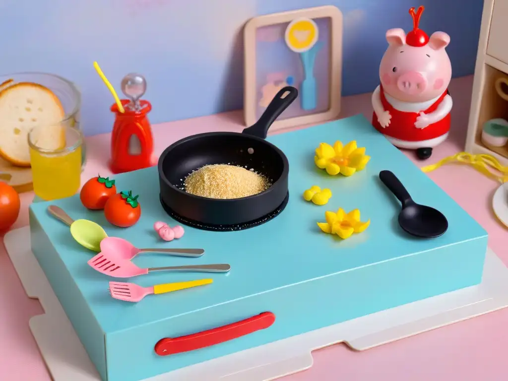 Utensilios de cocina Peppa Pig para jugar con imaginación y diversión