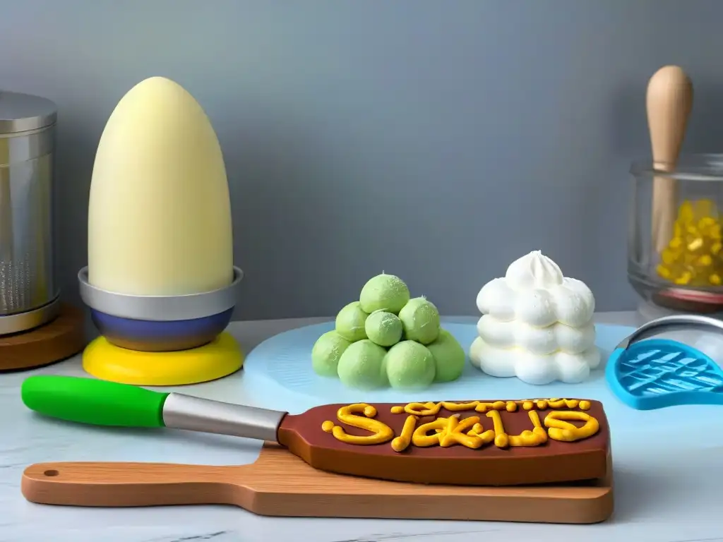 Utensilios de repostería Toy Story en cocina moderna y elegante