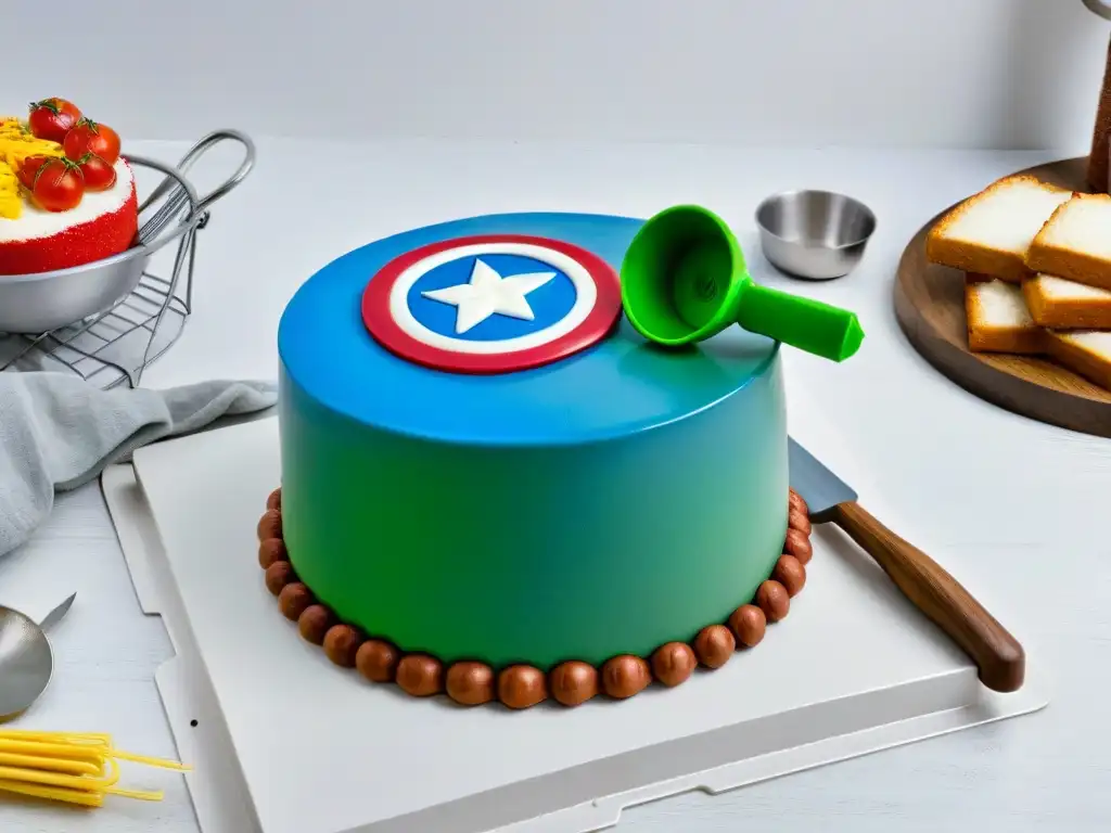 Utensilios de repostería inspirados en superhéroes Marvel Utensilios de repostería de superhéroes inspirados en Marvel, listos para cocinar con un toque heroico en tu cocina