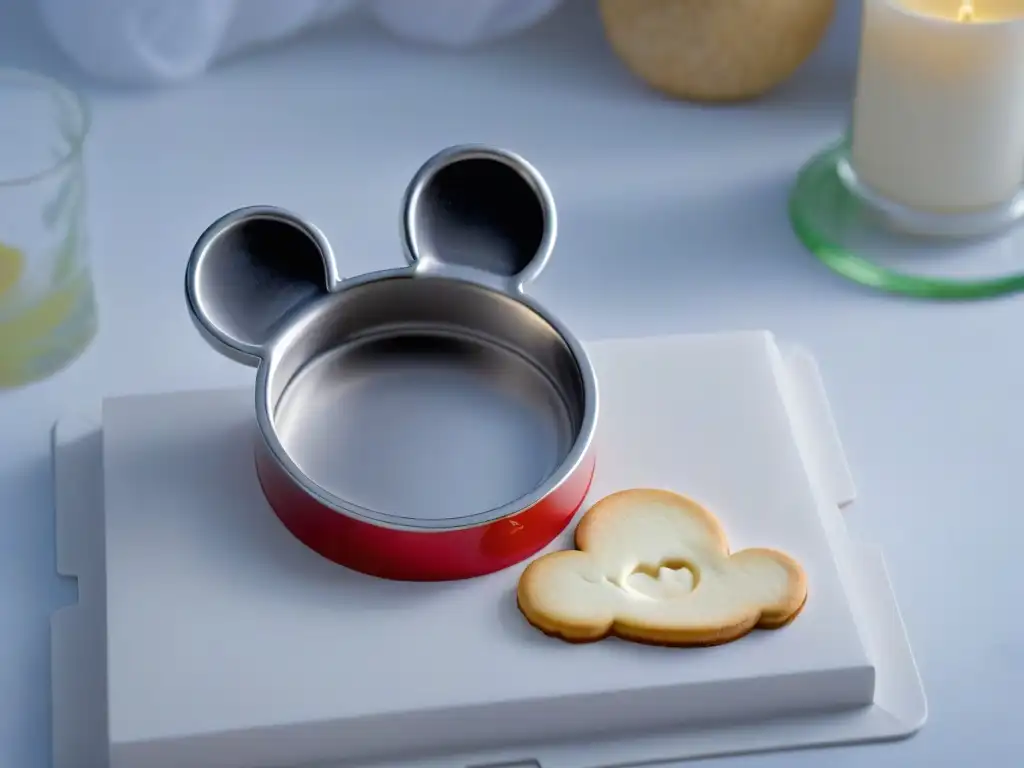 Cortador de galletas Mickey Mouse de acero inoxidable 8k Utensilios de repostería Mickey Mouse tendencias: Detalle de cortador de galletas en acero inoxidable brillante